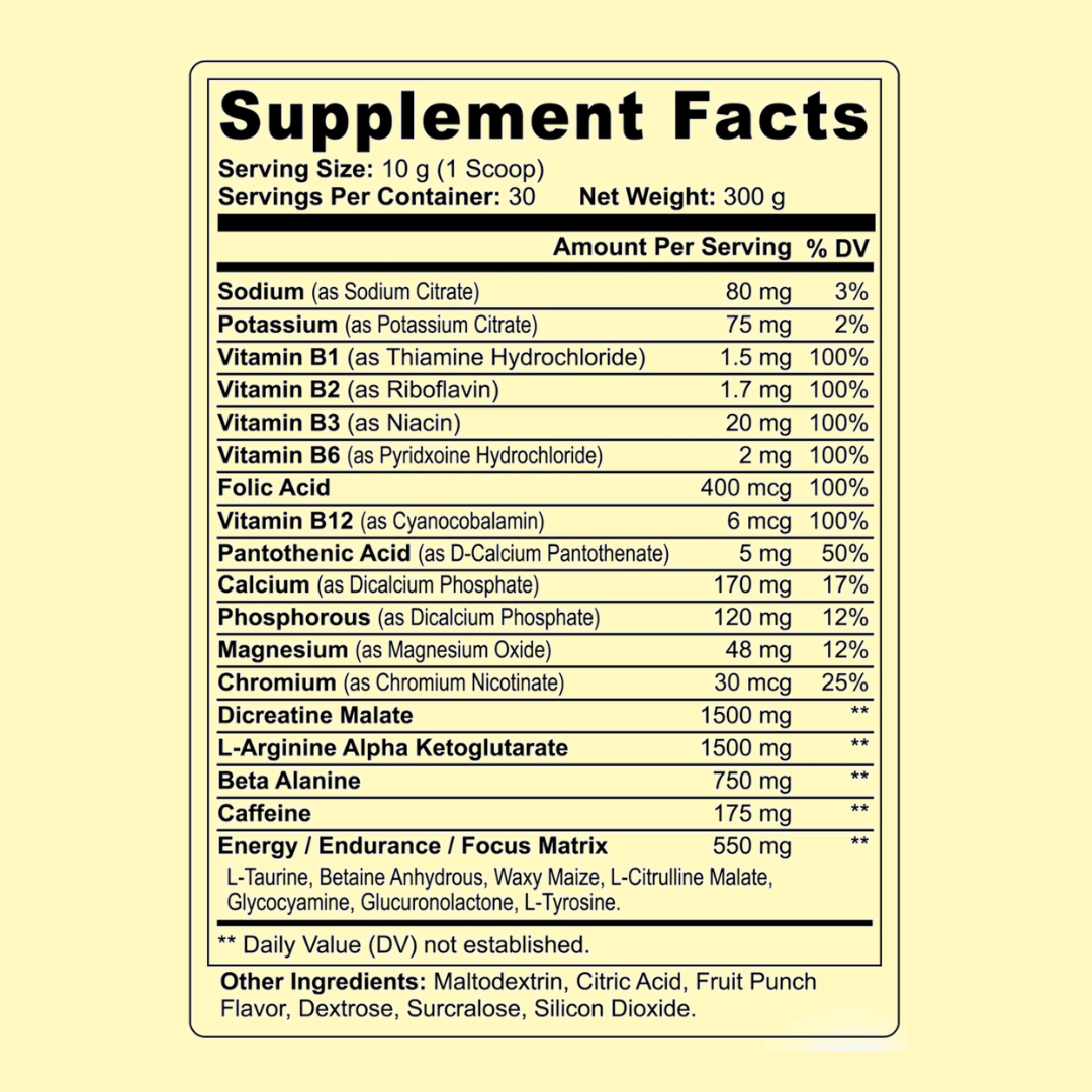 Zivra_PreWorkout_Supplement_Facts_Product