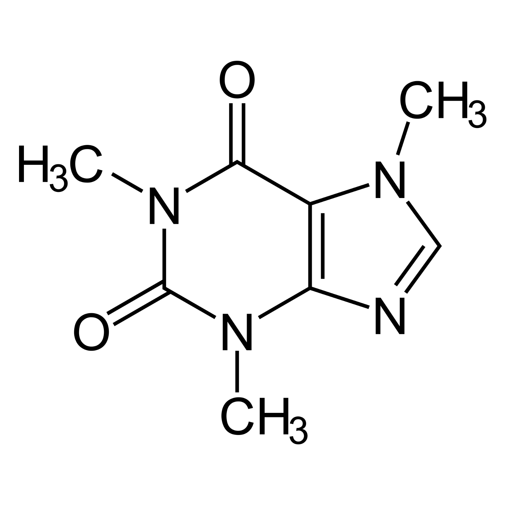 Chemical structure of a substituted pyrimidine ring with methyl groups
