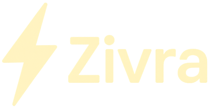 Zivra Main Logo Yellow Semi Cropped