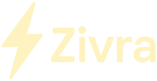 Zivra Main Logo Yellow Semi Cropped